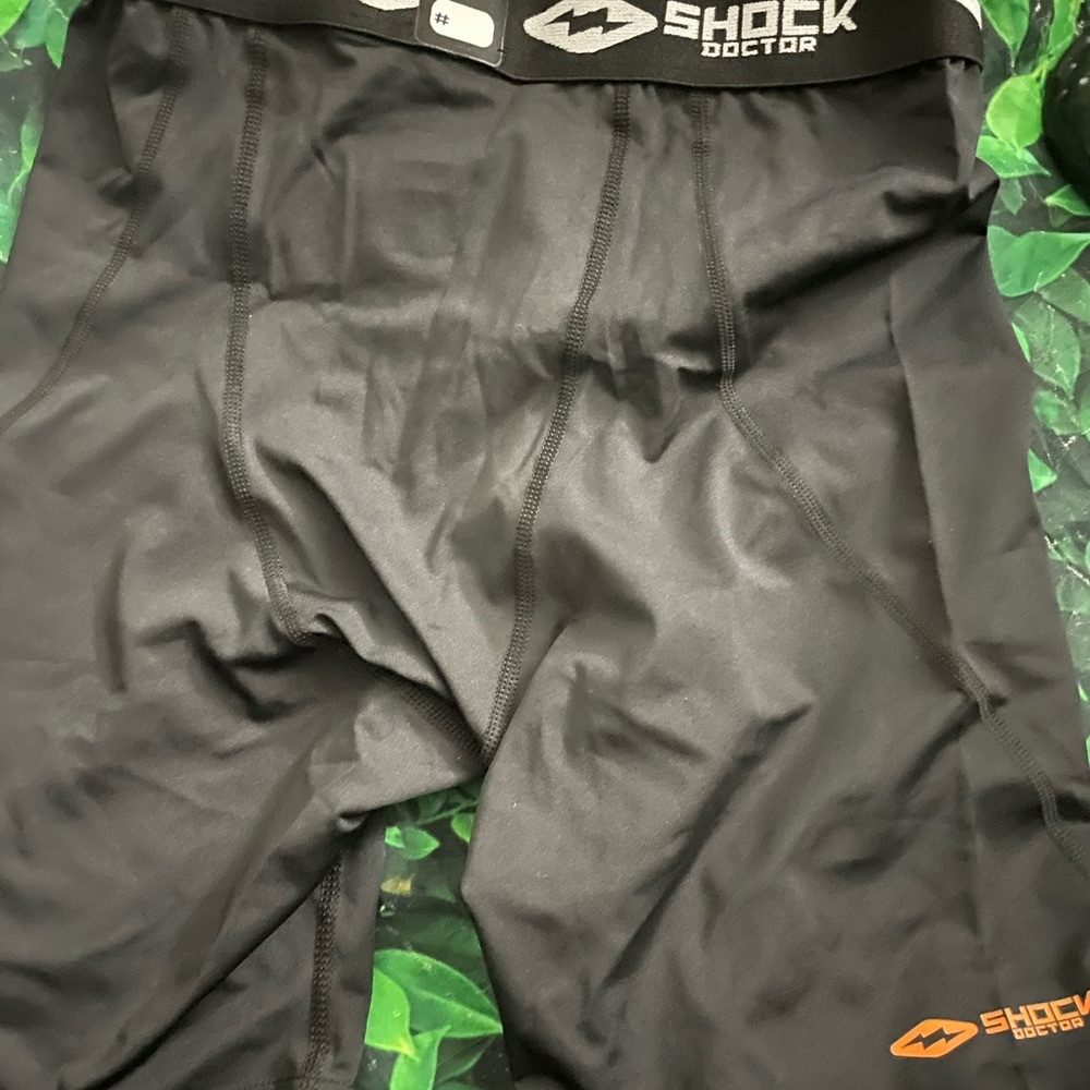 Clearance Youth compression shorts with cup